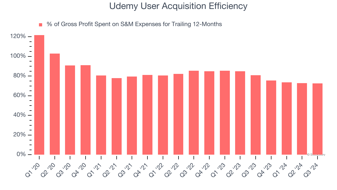 Udemy User Acquisition Efficiency