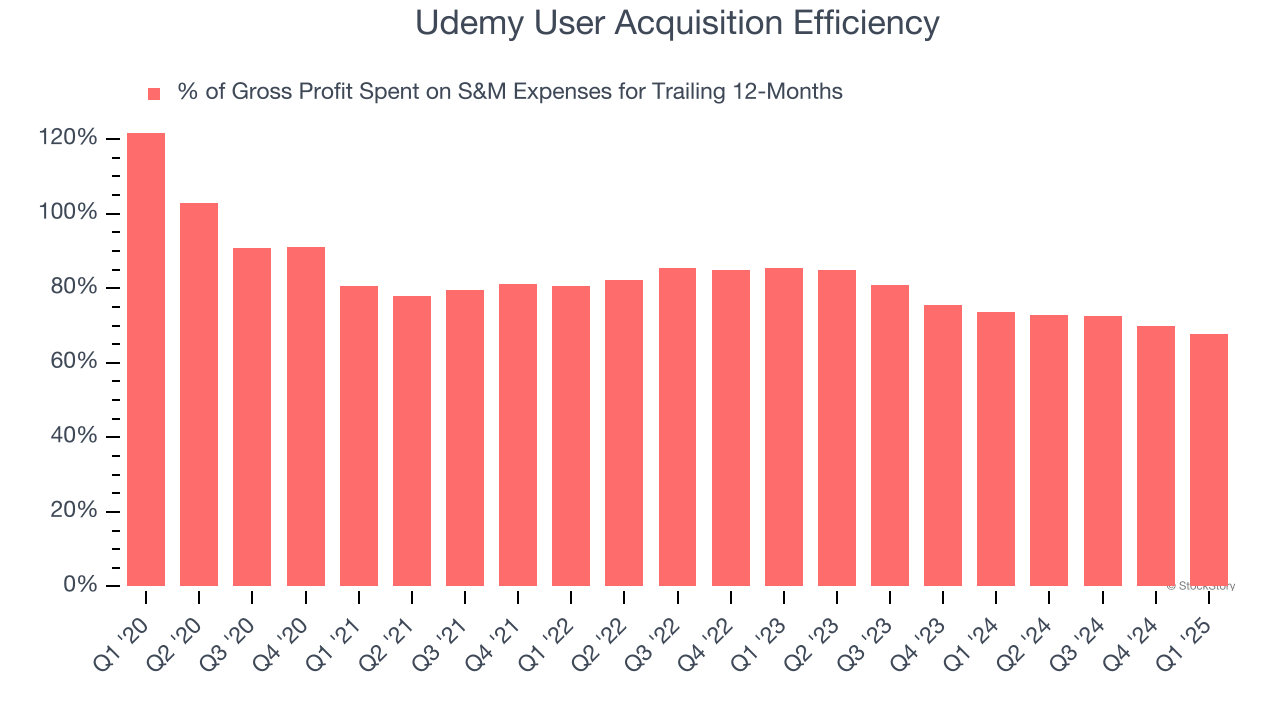 Udemy User Acquisition Efficiency