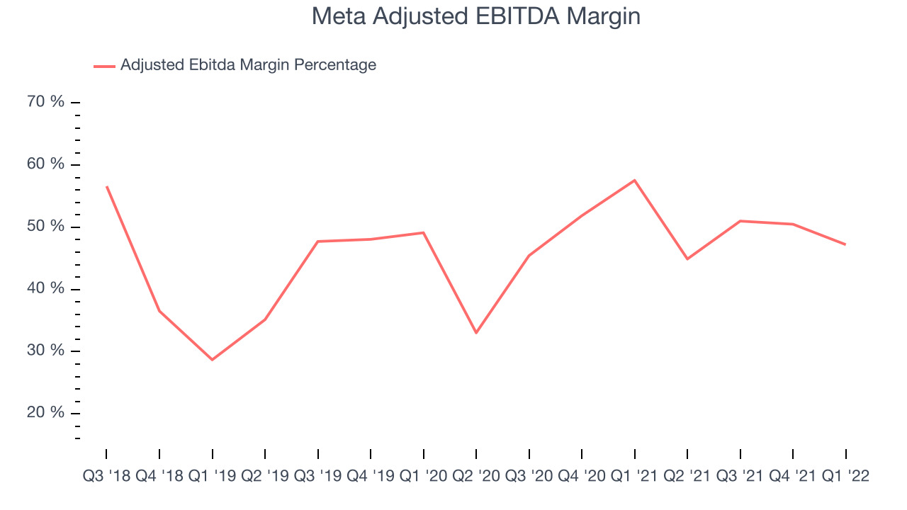 Meta Adjusted EBITDA Margin