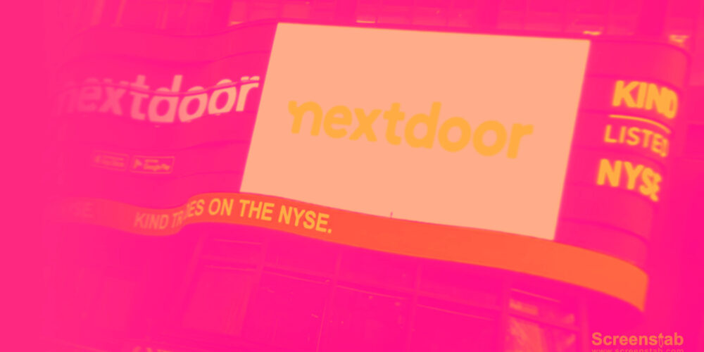 Nextdoor (NYSE:KIND) Q1 Sales Beat Estimates, Next Quarter Sales Guidance Is Optimistic Cover Image